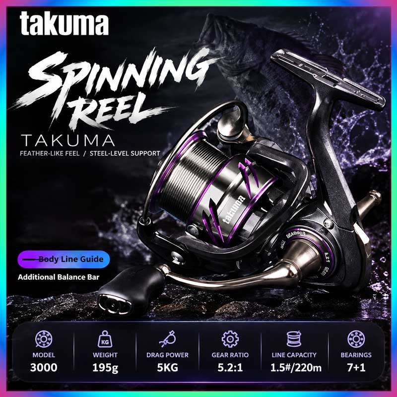 Developing Tank Reel - Takuma Lingxi 3000s Lightweight Spinning Reel