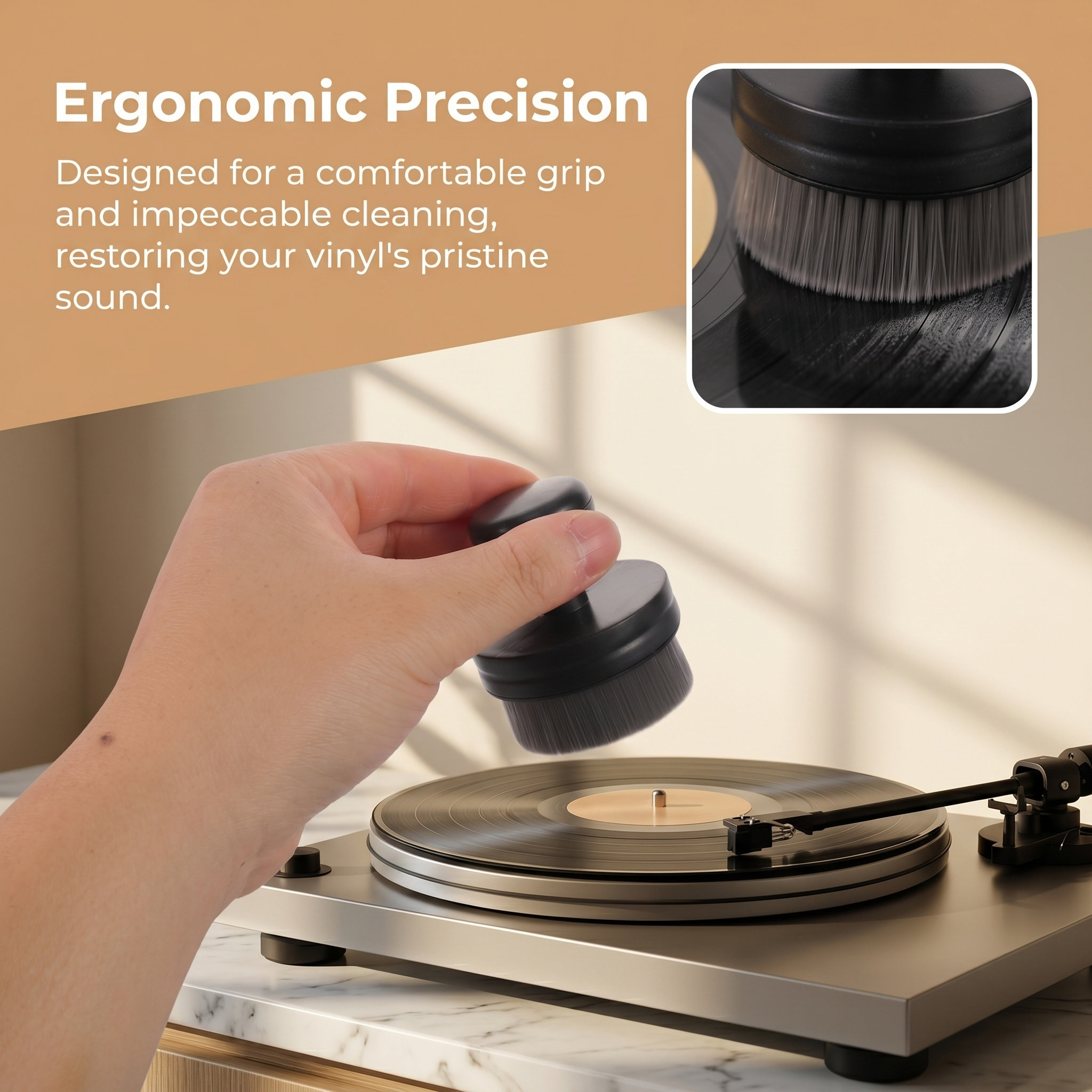 Audio Record Cleaning Brush Al - Vinyl Record Cleaner 评论和价格