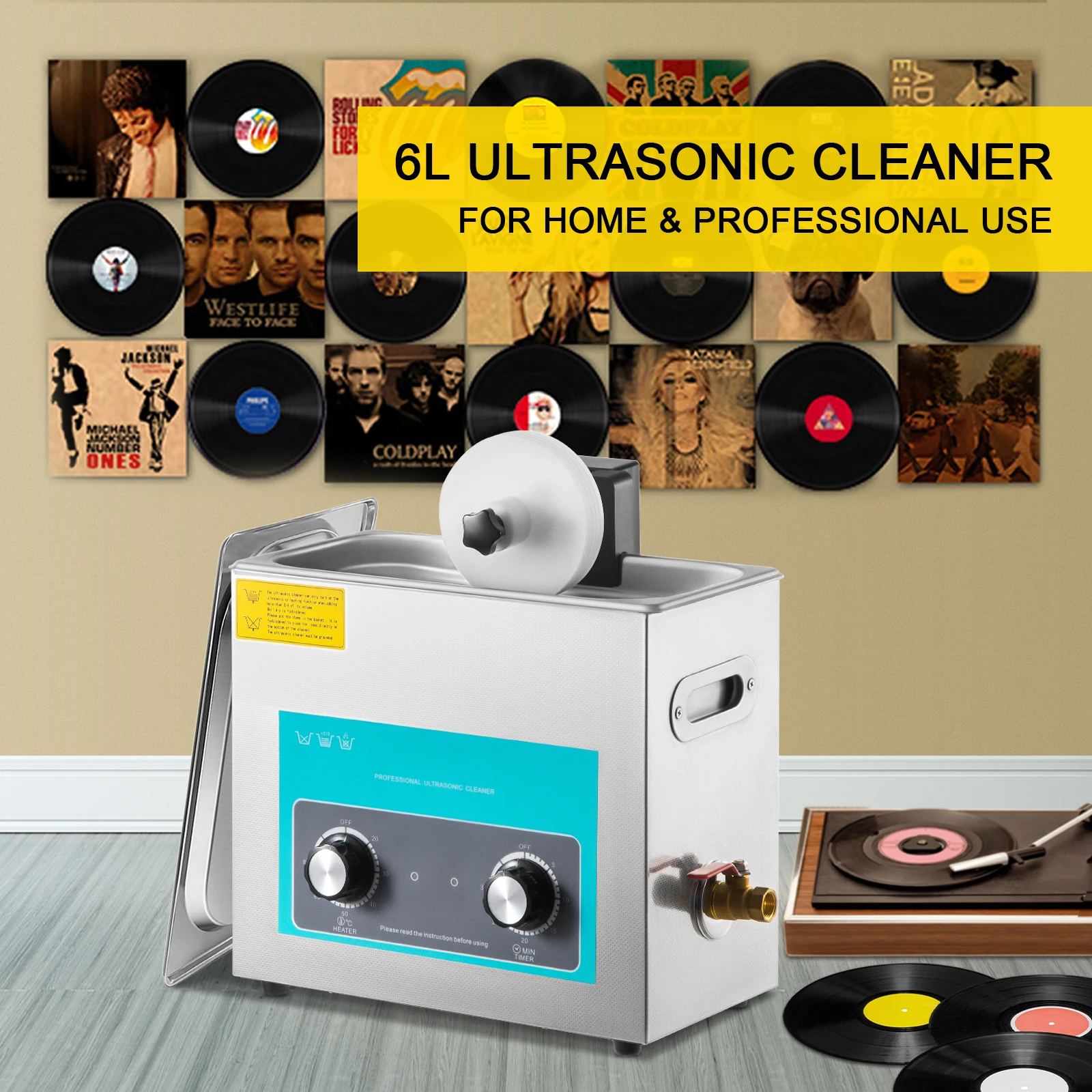 SIHAO 6L Vinyl Record Cleaner  - Vinyl Record Cleaner 评论和价格