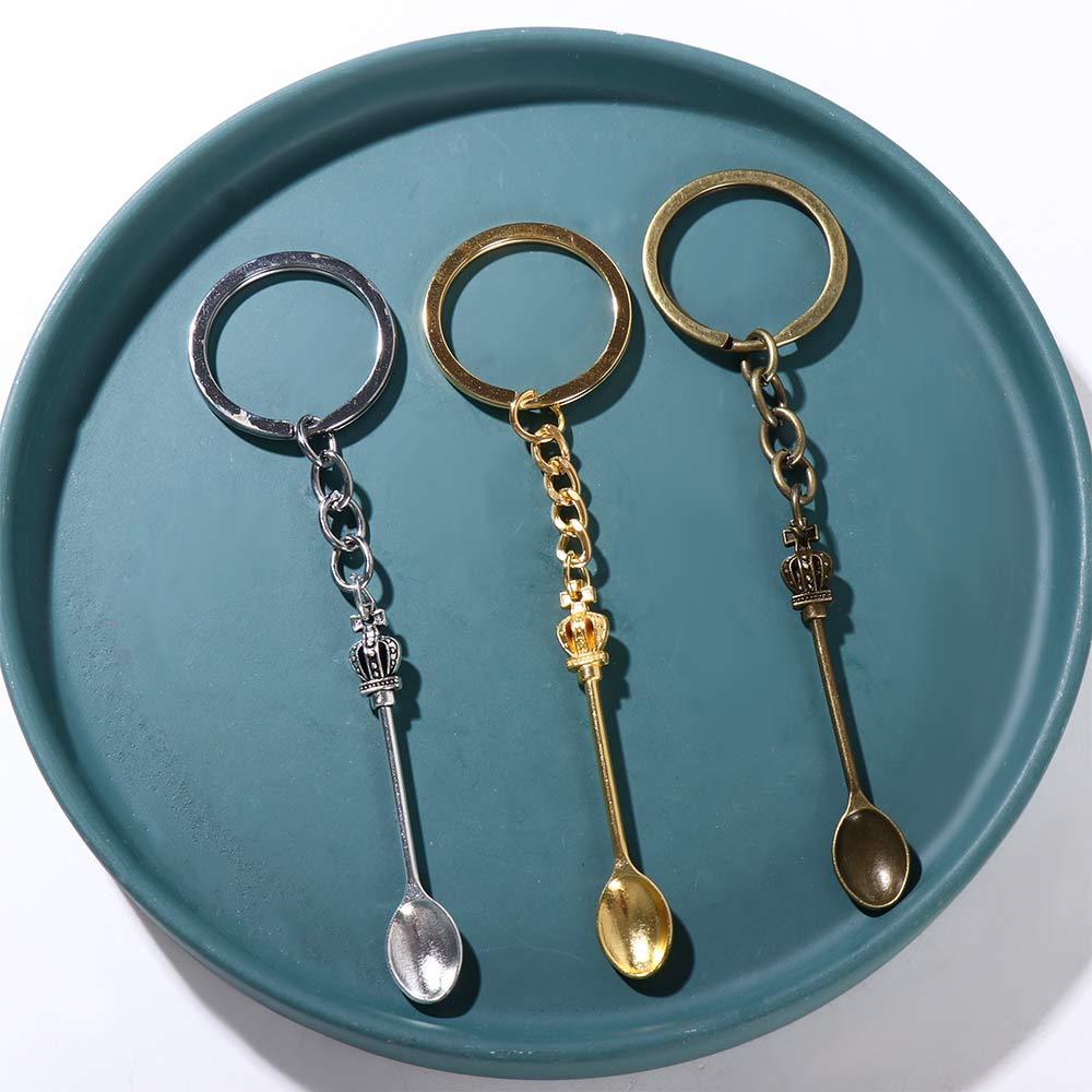 New Fashion Men 30mm Keychain  - Vintage Collectible Spoons 评论和价格