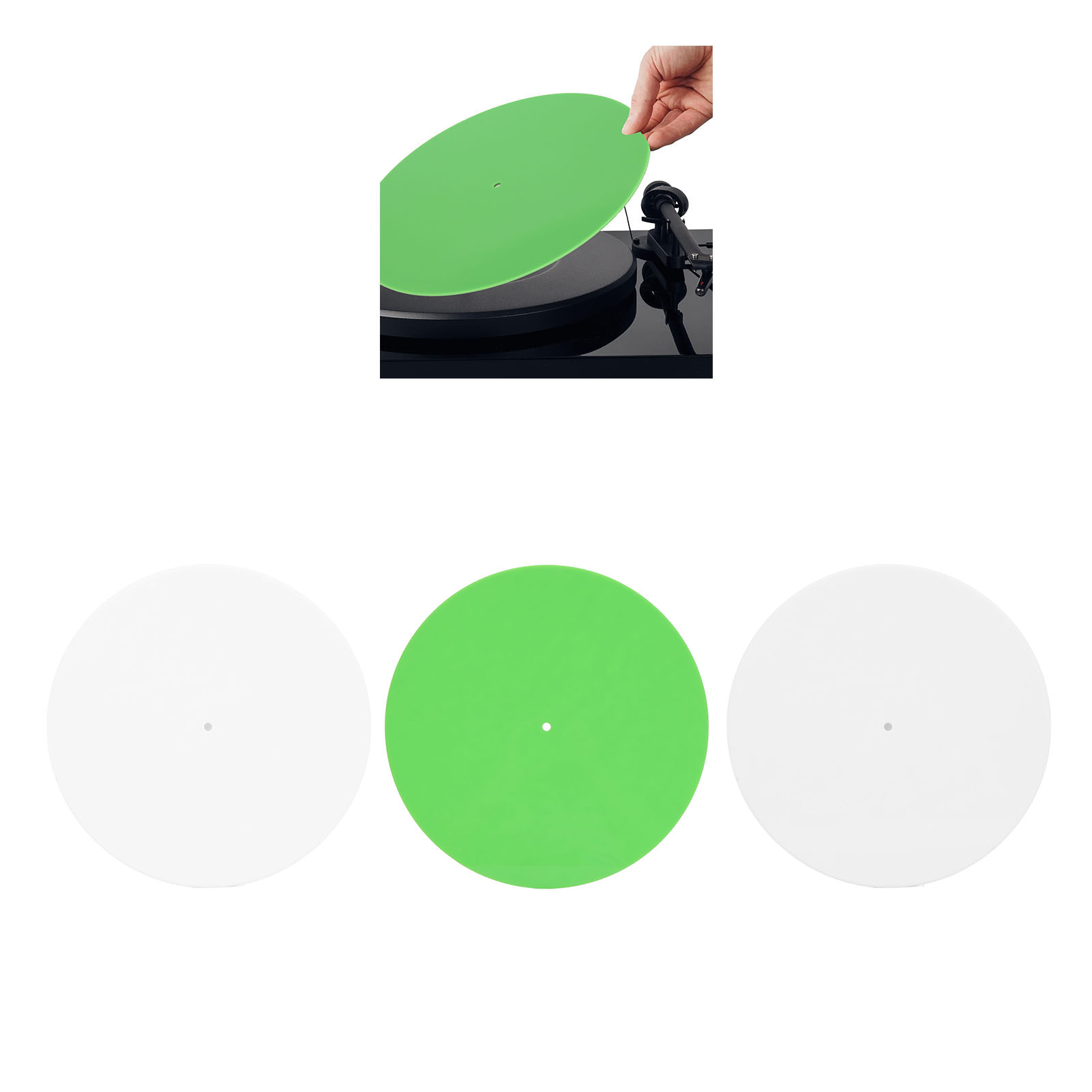 Record Platter Slipmat Acrylic - Vinyl Record Cleaner 评论和价格