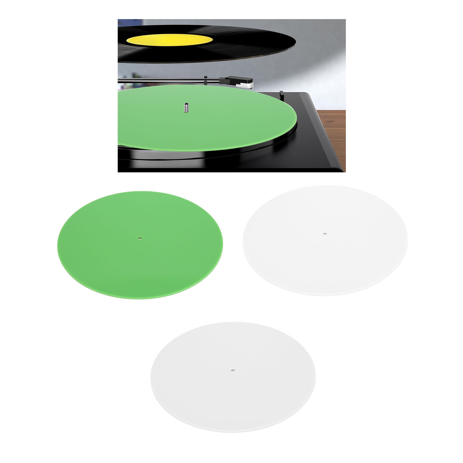 Record Platter Slipmat Acrylic - Vinyl Record Cleaner 评论和价格