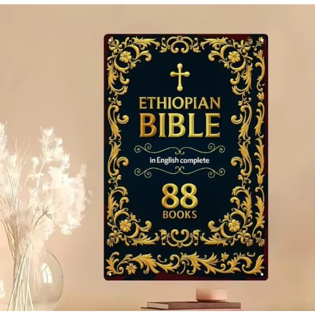 CIFBUY 1pc Vintage Bible Theme - Vintage Collectible Plates 评论和价格