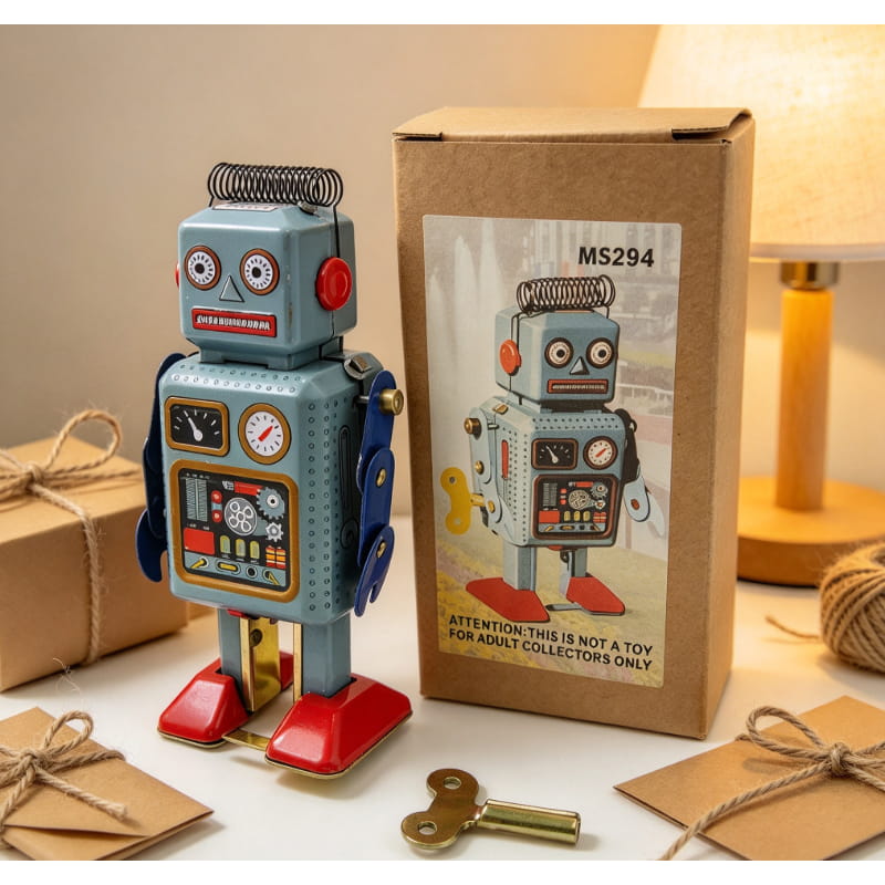 Vintage MS294 Tin Wind-Up Robo - Vintage Collectibles Store 评论和价格