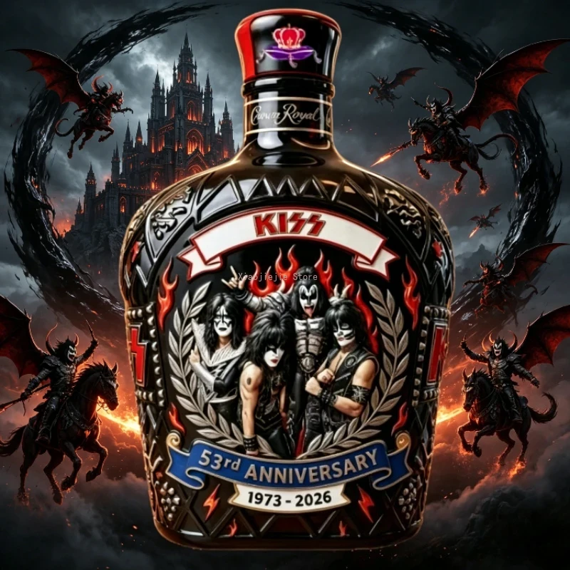 Vintage Rock Music Themed Whis - Vintage Collectible Liquor Bottles 评论和价格